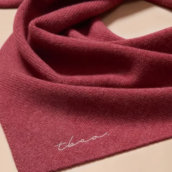Berry Merino Wool Scarf