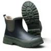 Verbenas lua black khaki 3 Black Lua Fur Lined Rain Boots