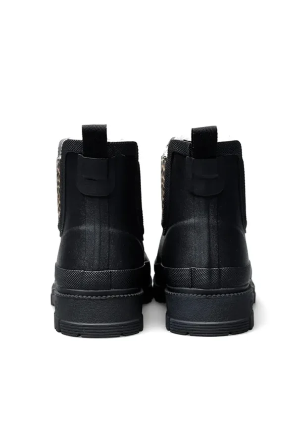 Leopard Lua Fur Lined Rain Boots