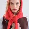 Flora Vibrant Red Scarf