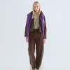 Colour Block Corduroy Jacket