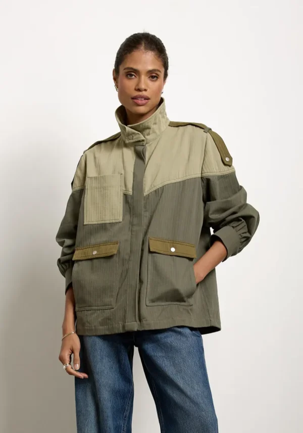 seventy + mochi bowie jacket olive 1 Bowie Olive Green Jacket