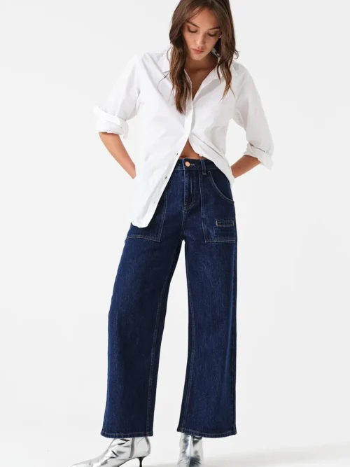 Eden Americana Cropped Jeans