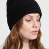 Ichi gaia hat black 2 Gaia Black Beanie Hat