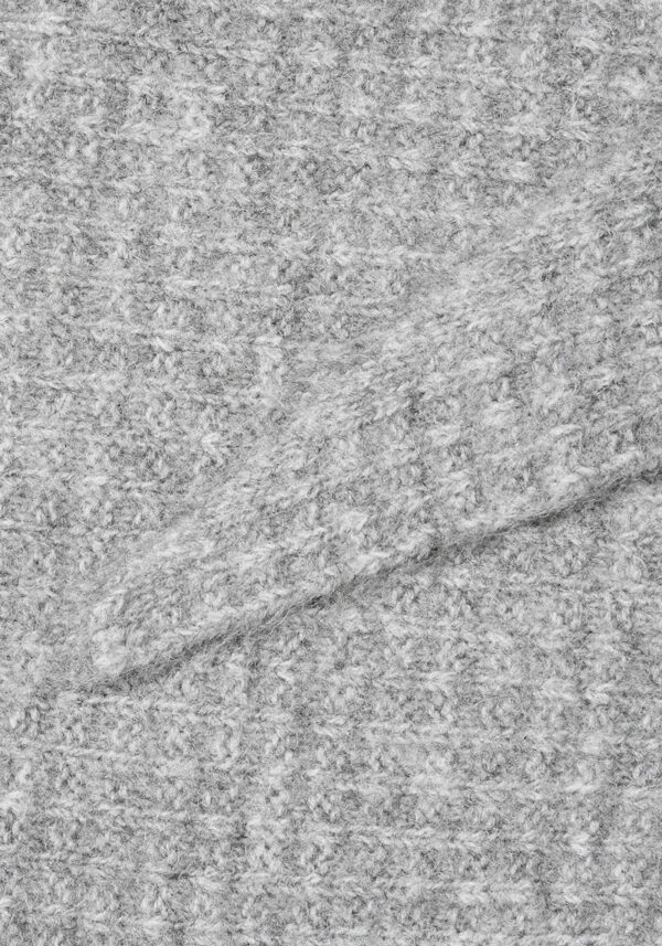 Thea Grey Melange Triangle Scarf
