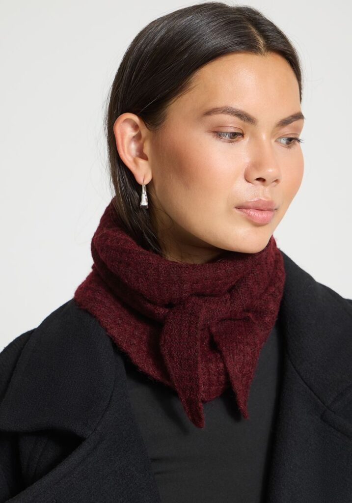 Thea Zinfandel Triangle Scarf