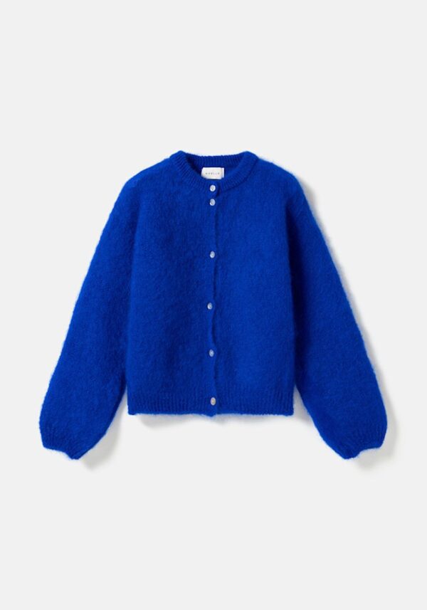 Electric Blue Kae Mohair Cardigan