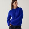 Electric Blue Kae Mohair Cardigan