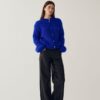Electric Blue Kae Mohair Cardigan