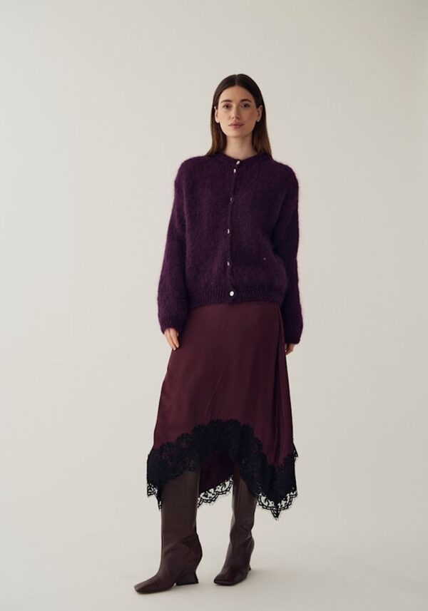 Wine Tasting Kae Mohair Cardigan