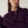 Wine Tasting Kae Mohair Cardigan
