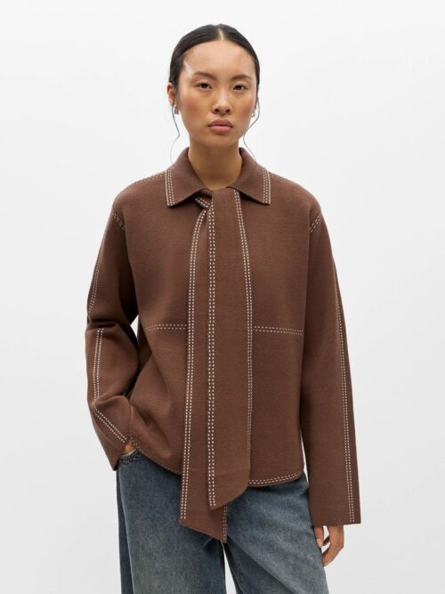 Jasmin Coffee Cardigan