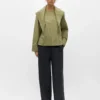 Object green check shirt 4 Yvonne blouse