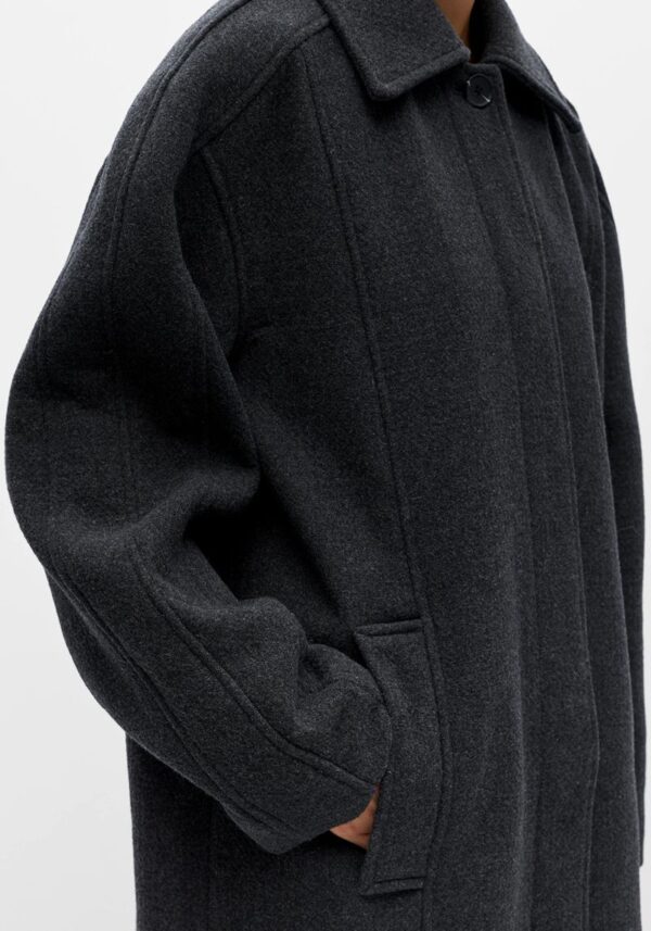 Object grey wool coat 2 Wool blend Coat