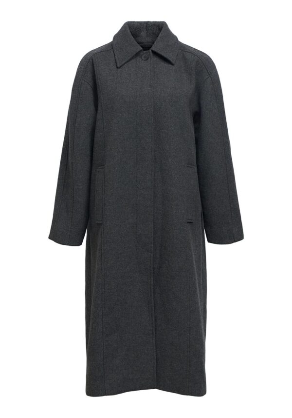 Object grey wool coat 3 Wool blend Coat