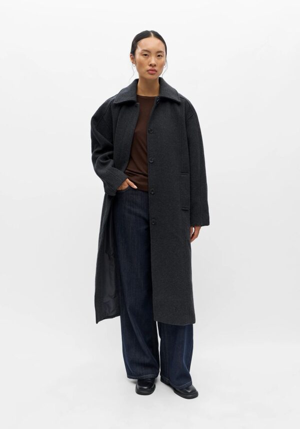 Object grey wool coat 4 Wool blend Coat