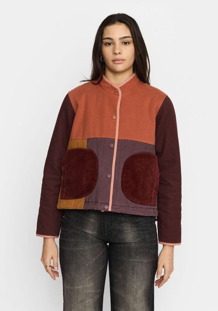Selfhood Jewel Patchwork Quilted Jacket